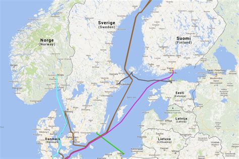 ferries to the baltics.